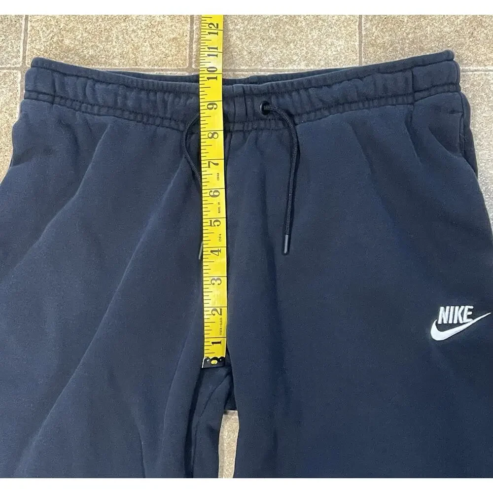 Nike Swoosh Athletic Club Jogger Fleece Pants Men’s Medium Sweatpants Black EUC